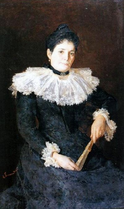 Retrato de señora de Enrique Simonet